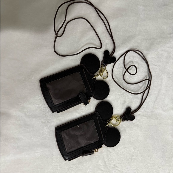 Happy dream Mickey Mouse lanyard ID wallet 2-pack - Picture 2 of 3